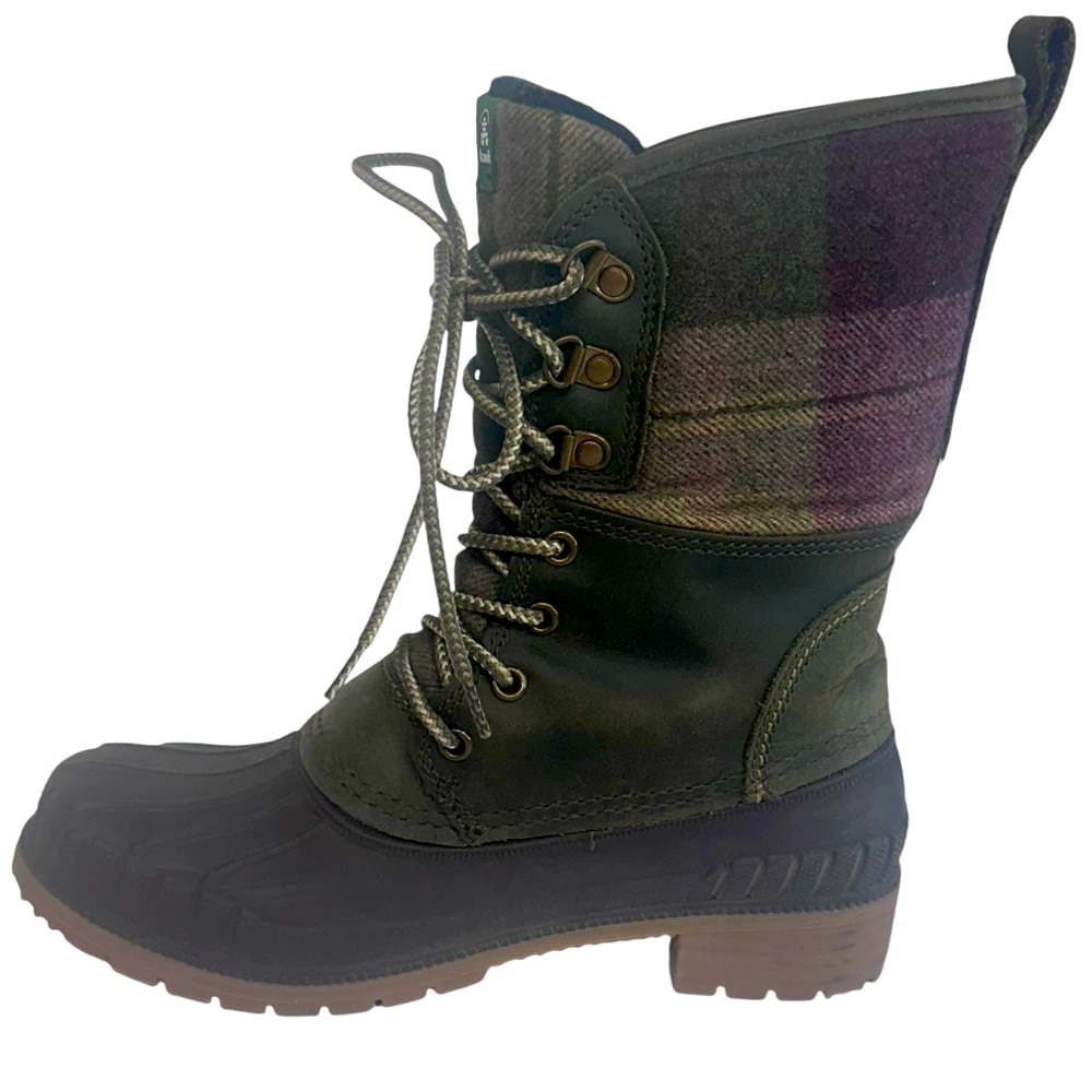 Kamik 3M Thinsulate Water Resistant Genuine Leather Lace Up High Boots Womens 7 - Picture 4 of 13